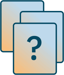 Quiz cards icon